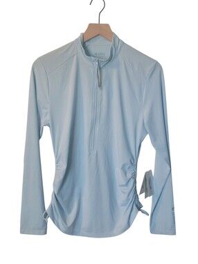 NWT Carve Designs Cruz Rashguard Ice Blue Size M